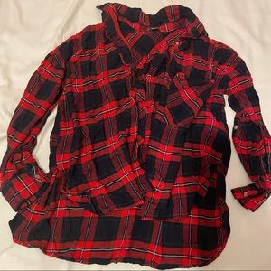 Plaid Hi-Lo Tunic